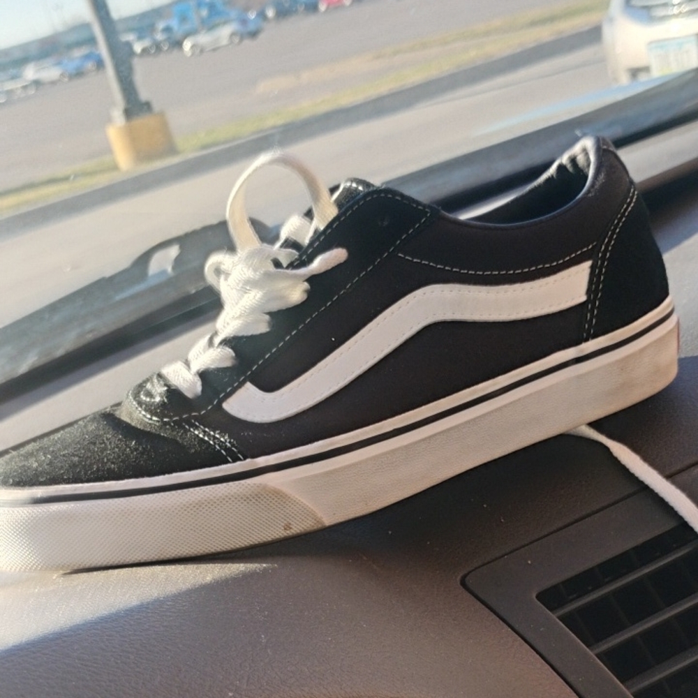 Vans Classic Black and White Sneakers